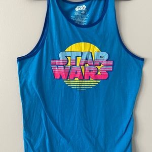 Star Wars 80s logo tank top